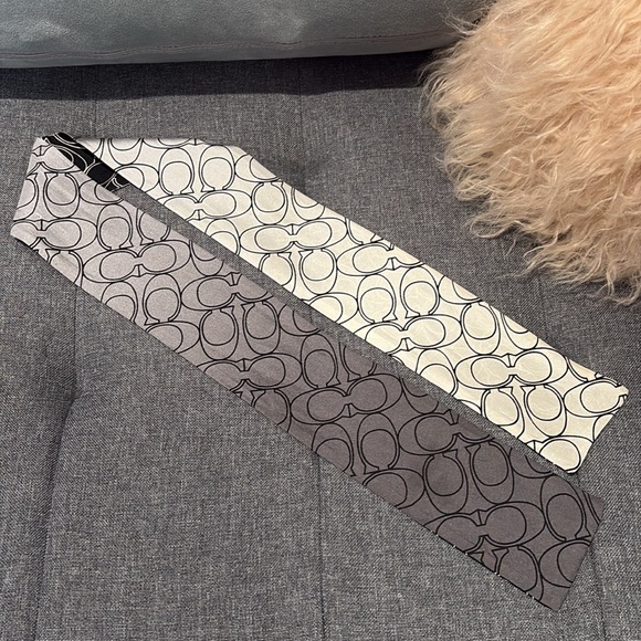 EUC Coach RARE Ombre Silk Scarf/Twilly - Picture 2 of 3